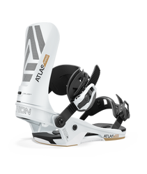 Snowboard Bindings Union Atlas Pro Metalic White - 2024/25