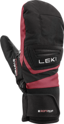 Gloves LEKI Griffin 3D Mitt Junior Black/Rose - 2025/26
