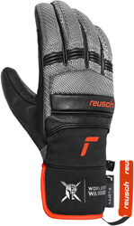 Gloves Reusch Alpine Master Black/Silver/Fluo Red - 2025/26