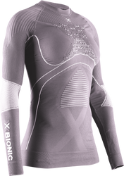 Koszulka termoaktywna X-bionic Energy Accumulator 4.0 Shirt LG SL WMN DUSTY LAVENDER/ARCTIC WHITE - 2025/26