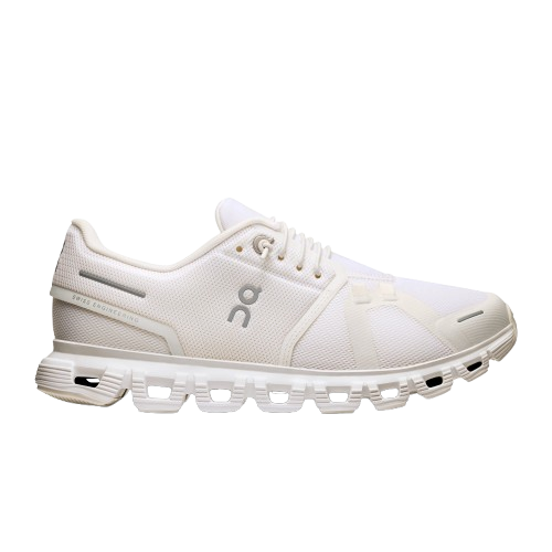Damen Schuhe On Running Cloud 6 White/White