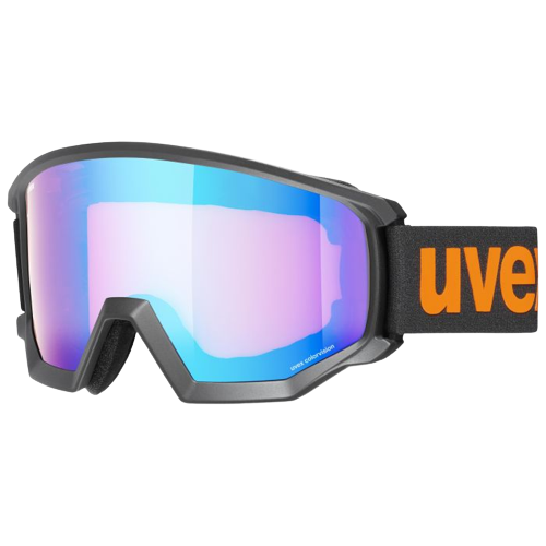 Gogle Uvex Athletic CV Black/Matt Blue-Orange - 2023/24