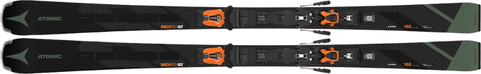 Narty Atomic Redster Q7 Revoshock C + MI 12 GW Black/Orange - 2025/26
