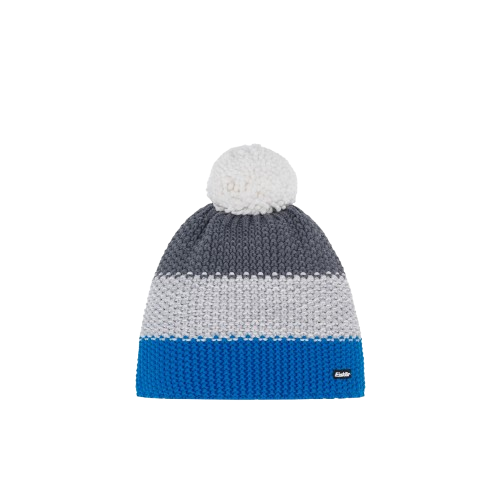 Beanie Eisbar Star Pompon MÜ Gray/Light Gray/Blue - 2025/26