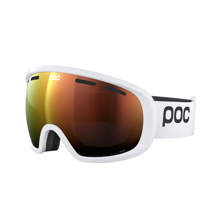 Gogle POC Fovea Hydrogen White/Partly Sunny Orange - 2025/26