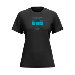Koszulka HEAD WCR T-Shirt Women Black - 2025/26