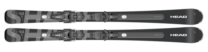 Ski HEAD V-Shape E-V10 + Protector PR 11 GW BR. 95 [P] Matt Black - 2025/26