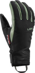Rękawice LEKI Sparrow 3D Women Black/Dust/Green - 2025/26