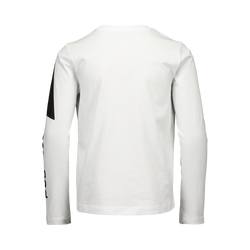 T-shirt POC L/S Tee Jr Blixten White - 2025/26