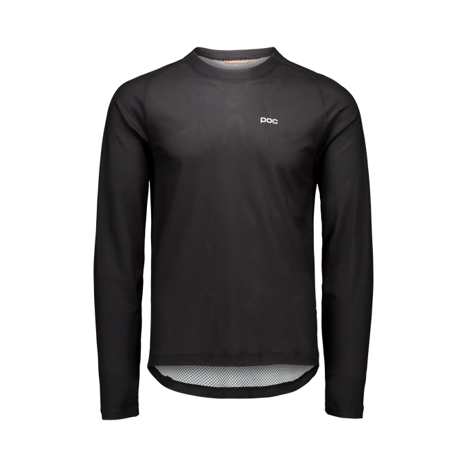 Fahrradtrikot POC M's Motion Air L/S Jersey Uranium Black - 2025