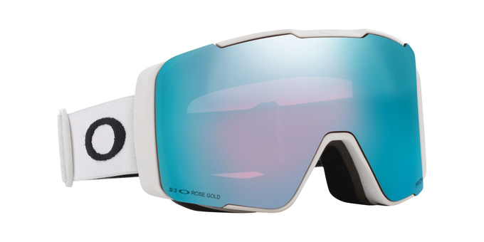 Gogle Oakley Line Miner Pro M Matte White/Prizm Snow Sapphire Iridium + Dodatkowa Szyba Prizm Snow Iced Iridium - 2025/26