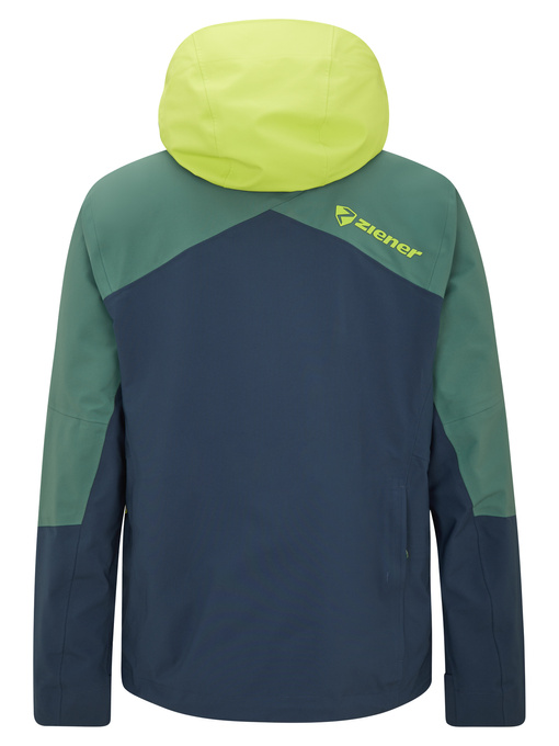 Ski jacket Ziener Trivor Man Padded Dark Navy Lime - 2025/26
