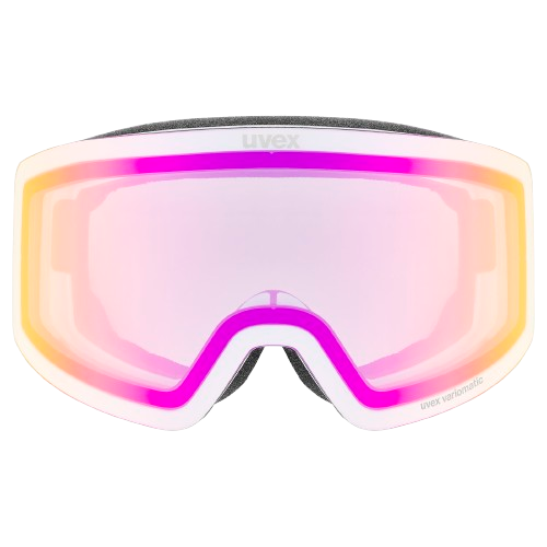 Gogle Uvex Provoqe V White Matt/Mirror Pink - 2025/26
