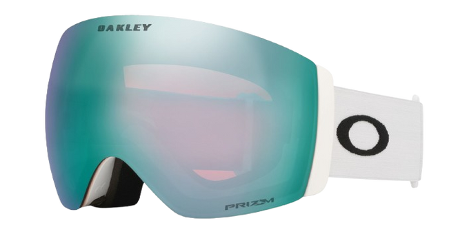 Gogle Oakley Flight Deck Pro L Matte White/Prizm Snow Sapphire Iridium + Dodatkowa Szyba Prizm Snow Iced Iridium - 2025/26