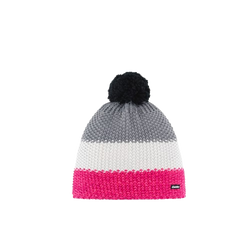 Beanie Eisbar Star Pompon MÜ Gray/White/Pink - 2025/26