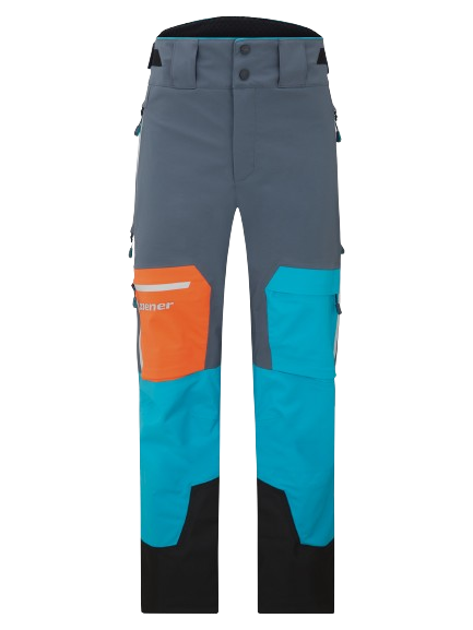 Spodnie narciarskie Ziener Tewes Full-Zip Junior Teamwear Carribean Ombre - 2024/25