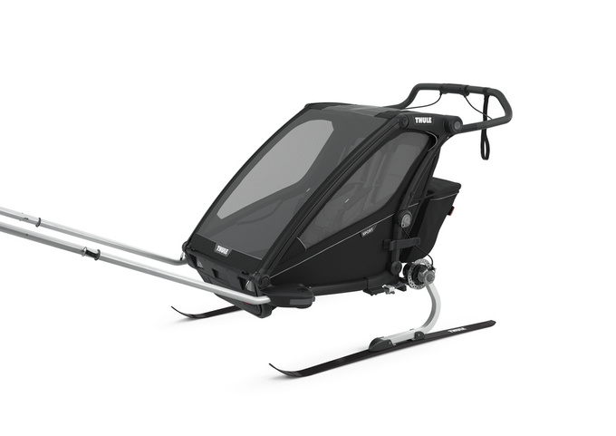 Przyczepka rowerowa Thule Chariot Sport 2-seat Multisport Bike Trailer Midnight Black - 2024