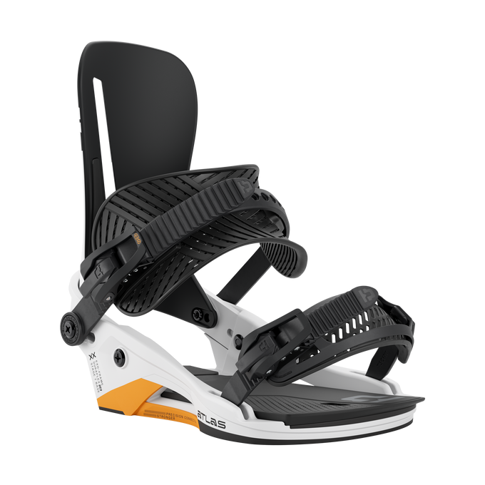 Snowboardbindungen Union Atlas White/Orange 2025/26