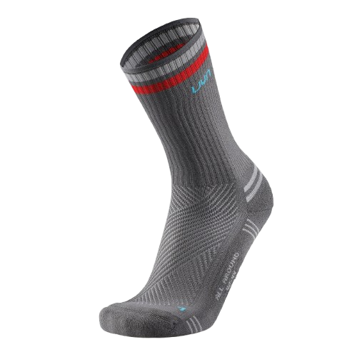 Skarpety trekkingowe UYN Unisex All Round Socks Grey/Red