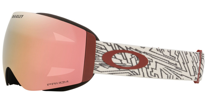 Gogle Oakley Flight Deck Pro M Matte Black/Prizm Rose Gold Iridium + Dodatkowa Szyba Prizm Snow Black Iridium - 2025/26