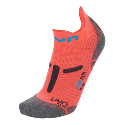 Skarpety trekkingowe UYN Woman Run 2in Socks Coral Fluo/Anthracite