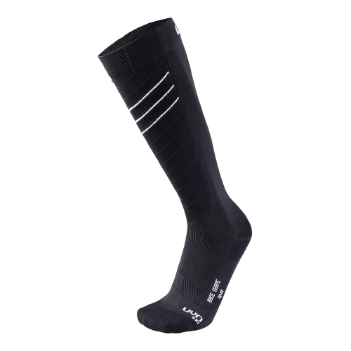 Ski socks UYN Man Ski Race Shape Black/White - 2025/26