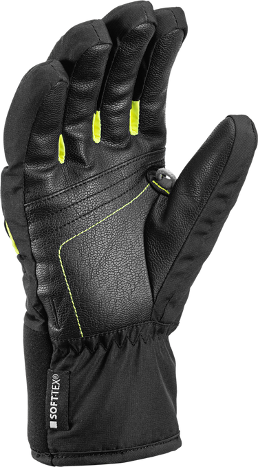 Rękawice LEKI Griffin 3D Junior Black/Neon - 2023/24