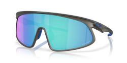 Sunglasses OAKLEY RSLV Matte Grey Smoke Frame/Prizm Sapphire  Lenses