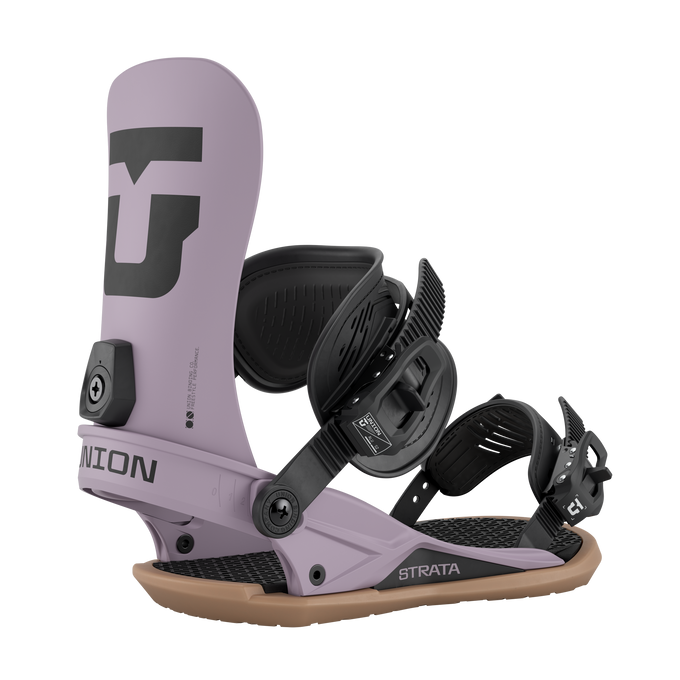 Snowboard Bindings Union Strata Grey Violet - 2025/26