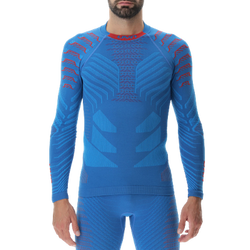 Koszulka termoaktywna UYN Man Resilyon Uw Shirt Lg Sl.turtle Neck Blue/Red - 2024/25
