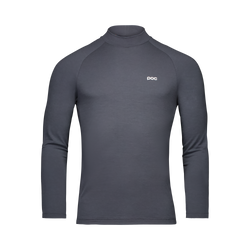 POC M's Layer Merino Mock Neck Jersey Sylvanite Grey