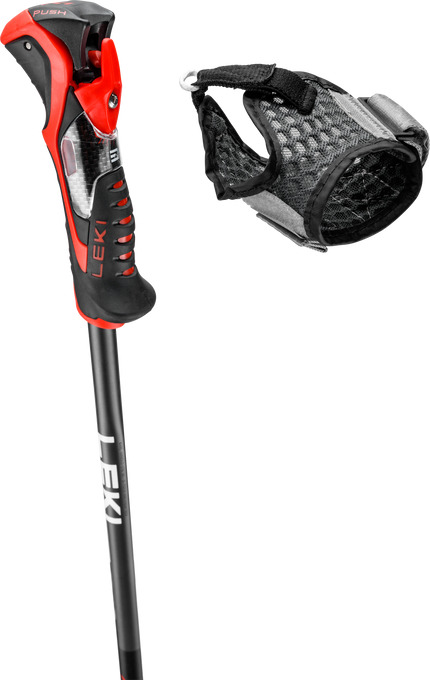 Kije LEKI Airfoil 3D Black/Red - 2025/26
