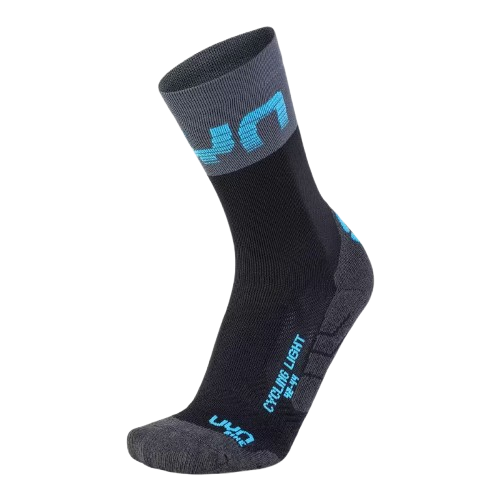 Skarpety rowerowe UYN Man Cycling Light Socks Black/Grey/indigo Bunting