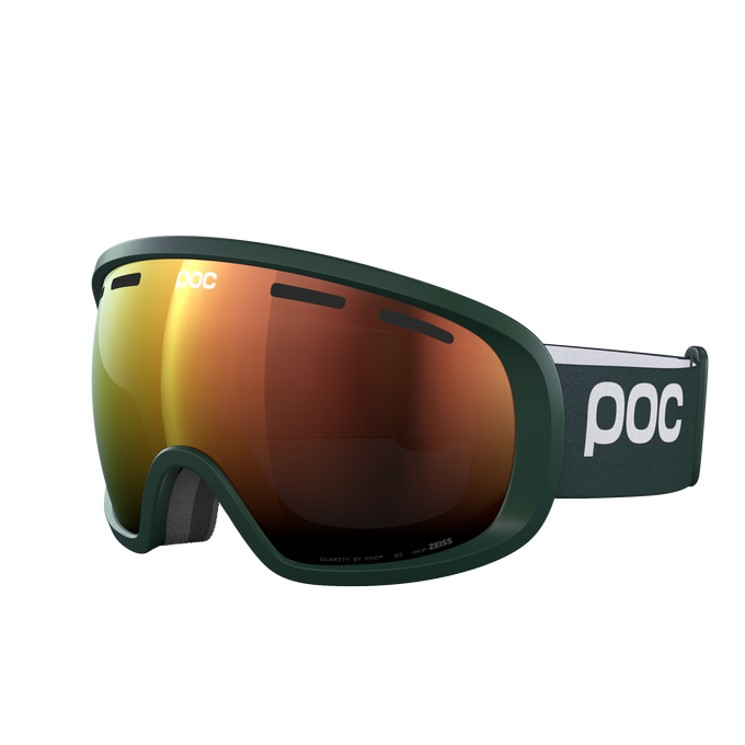 Skibrille POC Fovea Pargasite Green/Partly Sunny Orange - 2025/26