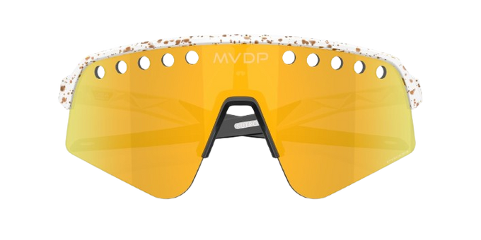 Sunglasses OAKLEY Sutro Lite Sweep MVDP Red Gold Splatter Frame/Prizm 24K Lens