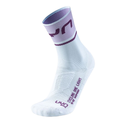 Outdoor Socks UYN Woman Cycling One Light Socks  White/Lilac
