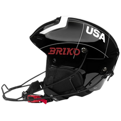 Helmet Briko Slalom 2.0 USA Shiny Black/White - 2025/26