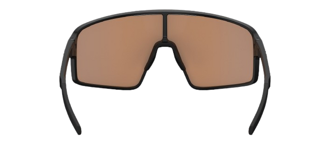 Okulary BLIZ P001 Matte Black Frame / Coral/Orange Mirror Blue Lenses