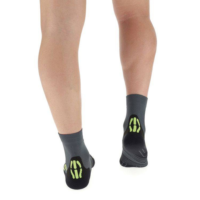 Skarpety rowerowe UYN Man Cycling MTB Anthracite/Yellow Fluo