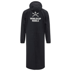 Płaszcz trenerski HEAD Race Rain Coat Black - 2025/26