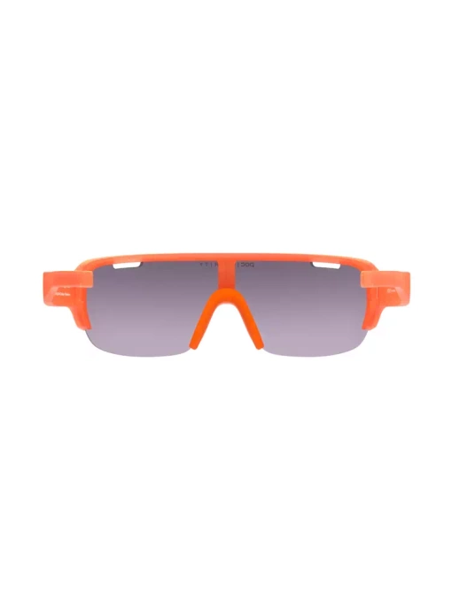 Sunglasses POC DO Half Blade Fluorescent Orange Translucent - Violet/Gold Mirror - 2024/25
