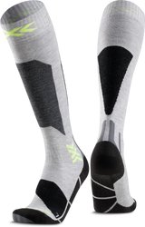 Skisocken X-socks Ski Discover OTC JR Rhino Grey/Canary - 2025/26
