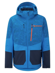 Kurtka narciarska Ziener Trivor Man Padded Blue Foggy Print Dark Navy - 2025/26
