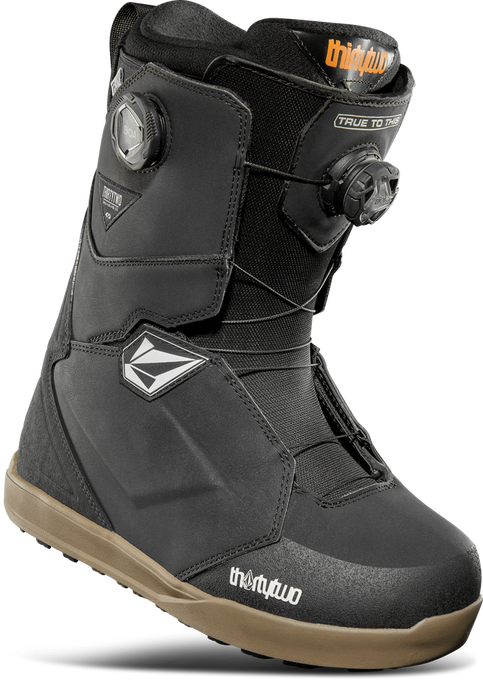 Buty Snowboardowe Thirty Two Lashed Double Boa X Volcom Men Black/Gum - 2024/25