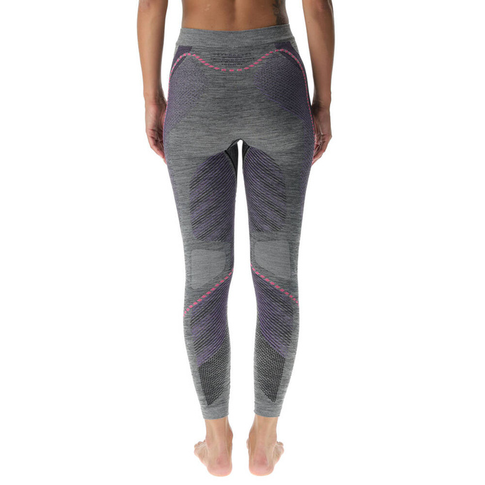 Kalesony UYN Woman Ambityon UW Pant Long Melange Black Melange/Purple/Raspberry - 2024/25