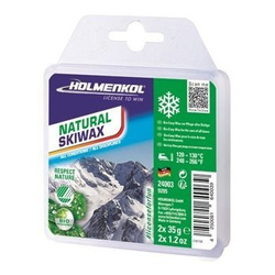 Smar na gorąco HOLMENKOL Natural Skiwax Bar 2x35g