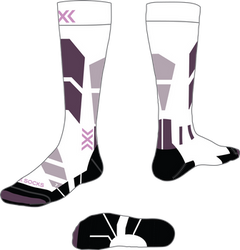 Skarpety narciarskie X-Socks Ski Perform OTC WMN X White/Lavender - 2024/25