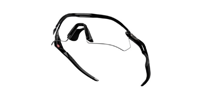 Sonnenbrill Oakley Radar Plate Polished Black Frame/Photochromatic Lenses