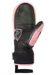 Rękawice Ziener Lopaki-z As® Pr Mitten Glove Junior Unisex Black Pink Vanilla - 2025/26
