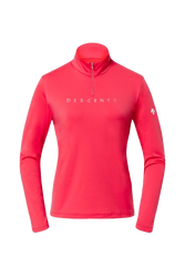 Golf Descente Chest Logo T-Neck Enliven Pink - 2025/26